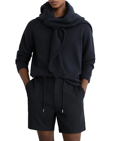 Reiss Men's Textured Drawstring Shorts