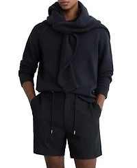 Reiss Men's Textured Drawstring Shorts