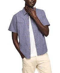 Lucky Brand Men's Short Sleeve Print San Gabriel Shirt