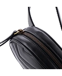 Pre-Owned Gucci Gg Marmont Belt Bag Matelasse Leather