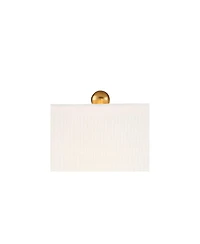 Vienna Full Spectrum Valerie Modern Table Lamp with Riser 28" Tall Clear Crystal Fabric Shade for Bedroom Living Room Bedside Nightstand Office