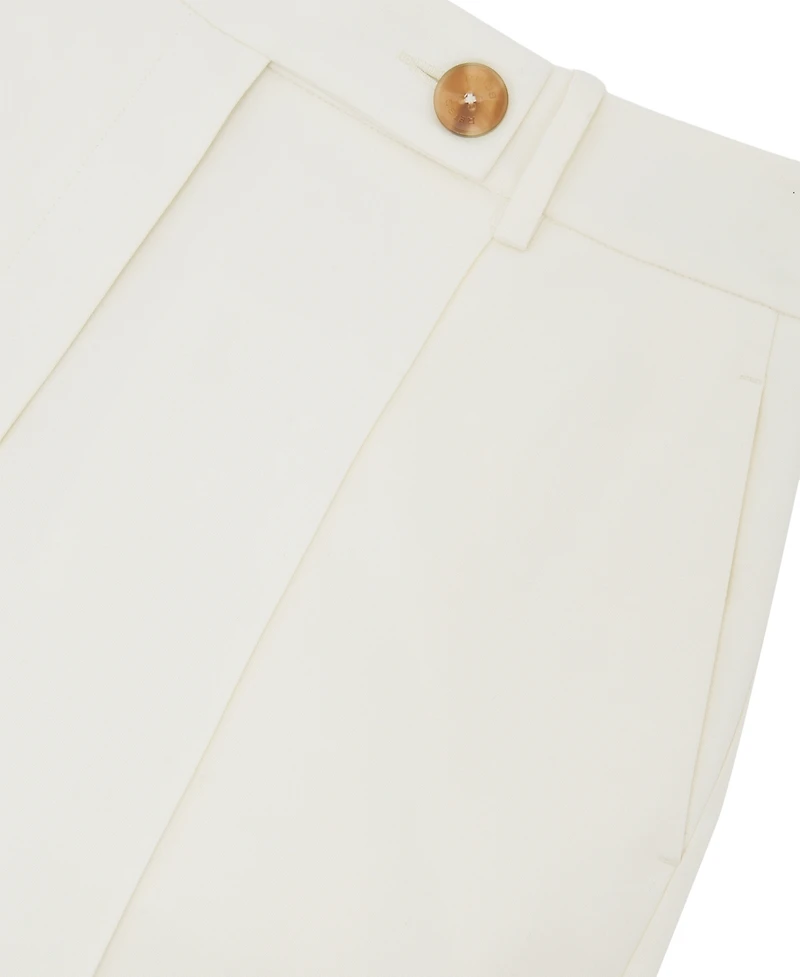 Reiss Women's Malin Wide-Leg Seam-Detail Trousers