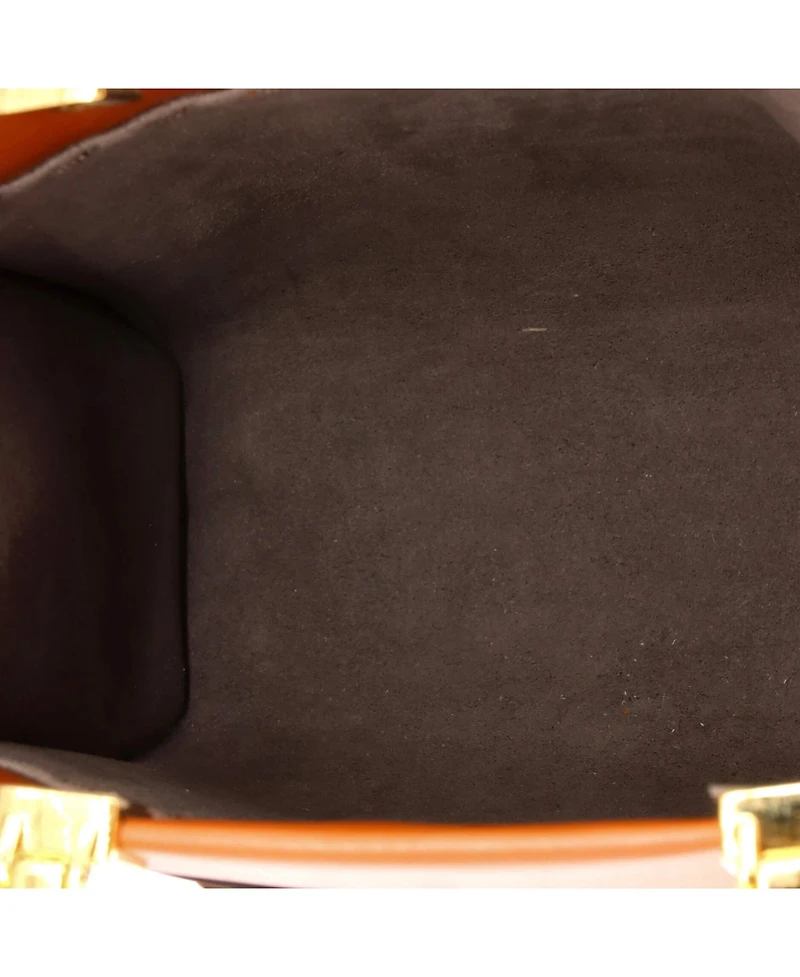 Pre-Owned Fendi Mini Sunshine Shopper Tote Leather