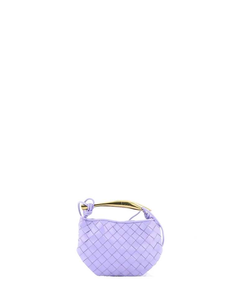 Pre-Owned Bottega Veneta Mini Sardine Top Handle Bag Intrecciato Nappa