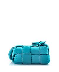 Pre-Owned Bottega Veneta Padded Tech Cassette Crossbody Bag Intrecciato Nylon