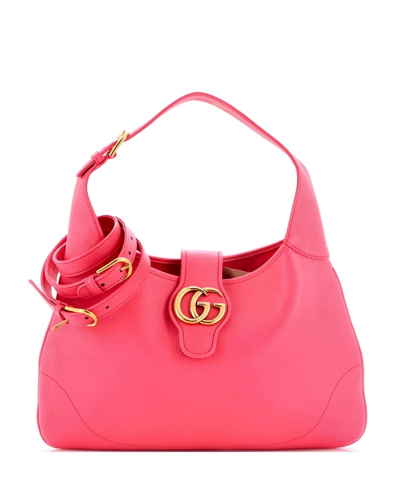 Pre-Owned Gucci Medium Aphrodite Shoulder Bag Leather