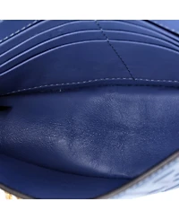 Pre-Owned Fendi Ff Diamonds Wallet on Chain Ff Embossed Leather