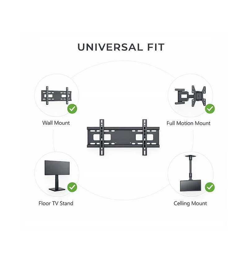 Iclover Outdoor Tv Cover for 48-50" TVs, 600D Waterproof Weatherproof Protector with Zipper and Remote Pocket, American Flag