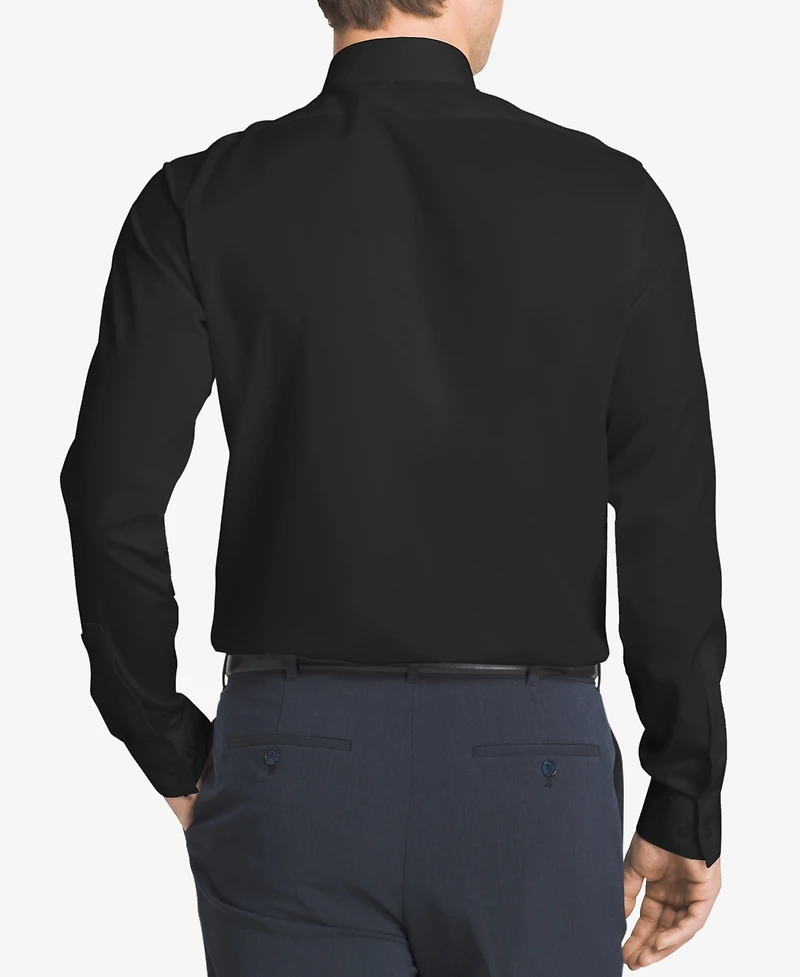 Calvin Klein Steel Men's Slim-Fit Non-Iron Herringbone Dress Shirt