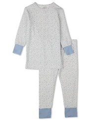 MeMoi Toddler Girls 2 Piece "Abstract Spots" Rayon-Blend Lounge Set