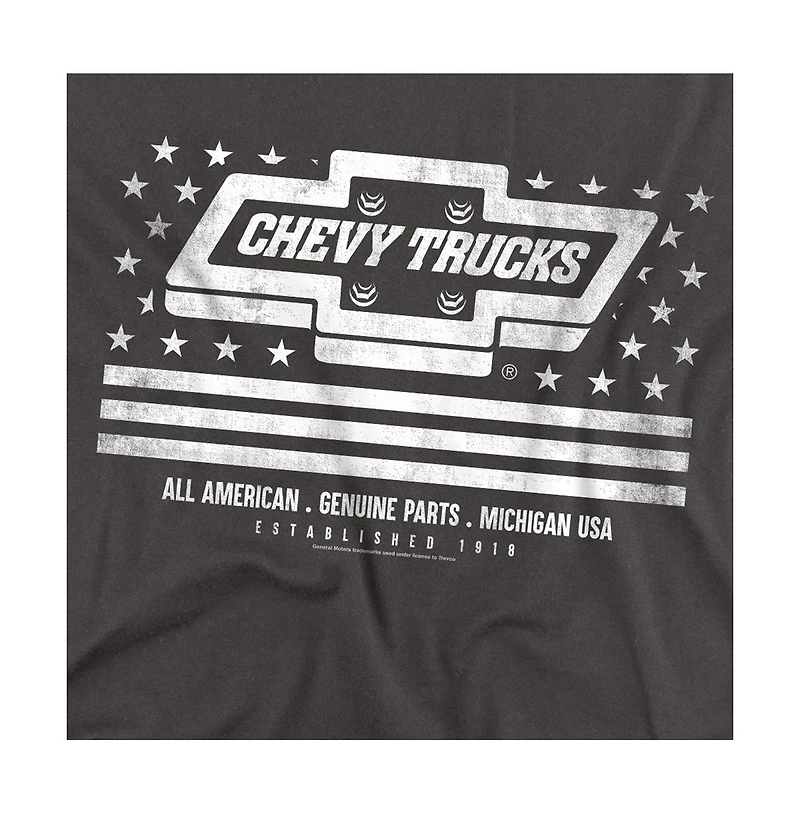 Corvette Men's Chevrolet Trucks Usa Flag T-Shirt