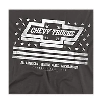Corvette Men's Chevrolet Trucks Usa Flag T-Shirt