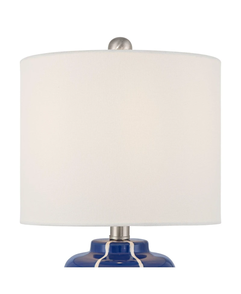 360 Lighting Quinn 18" High Ceramic Table Lamp with Dimmer