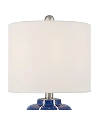 360 Lighting Quinn 18" High Ceramic Table Lamp with Dimmer