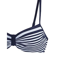 Lascana Women's Striped Underwire Bikini Swimsuit Top Bra Sizing