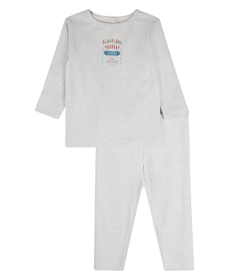 MeMoi Kids' Create Your Own Dreams Crayon Box 2 Pc Lounge Set