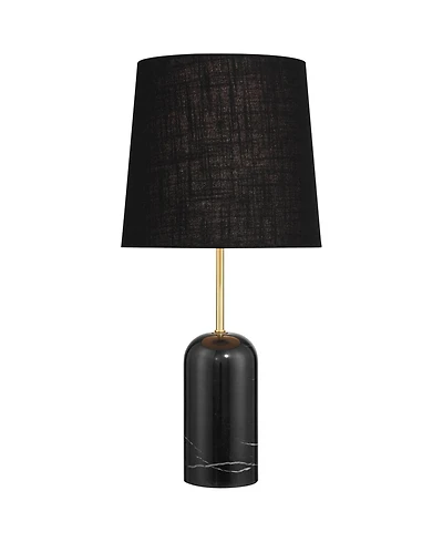 360 Lighting Ben Modern Glam Small Cylinder Table Lamp, 25" High