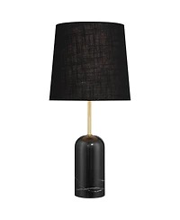 360 Lighting Ben Modern Glam Small Cylinder Table Lamp, 25" High