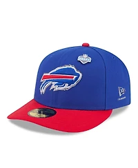 New Era Men's Royal/Red Buffalo Bills 2026 Nfl Draft Pre-Curved 59FIFTY Fitted Hat