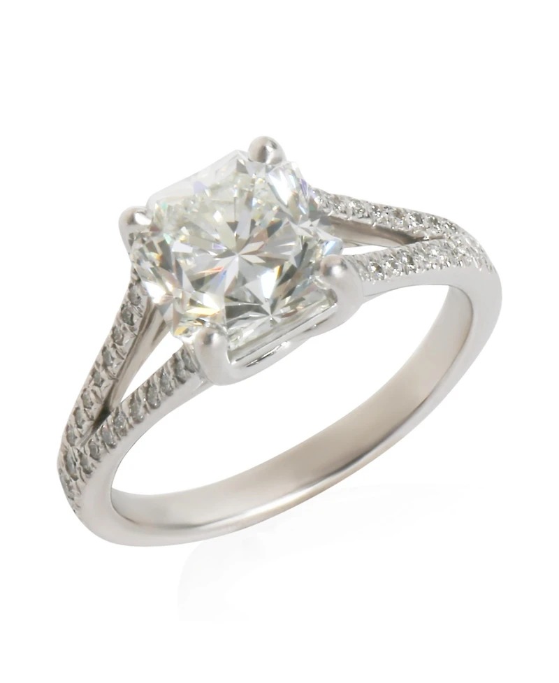 Pre-Owned Tiffany & Co 1.80ct Cut Cornered Mixed Cut Diamond Lucida Engagement Ring