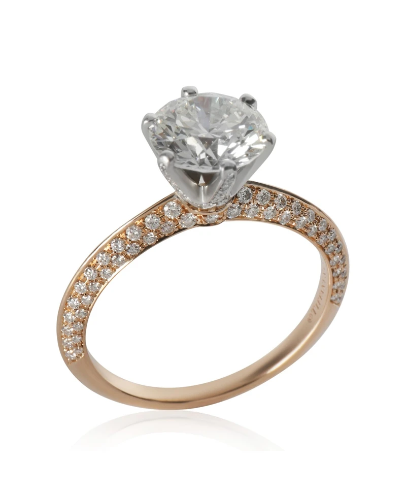 Pre-Owned Tiffany & Co 1.74 ct Round Brilliant Diamond Setting Engagement Ring