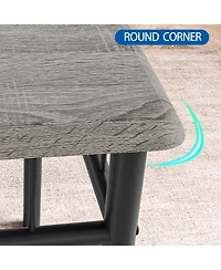 gaomon 5-Piece 4-Person Rustic Dining Table Set