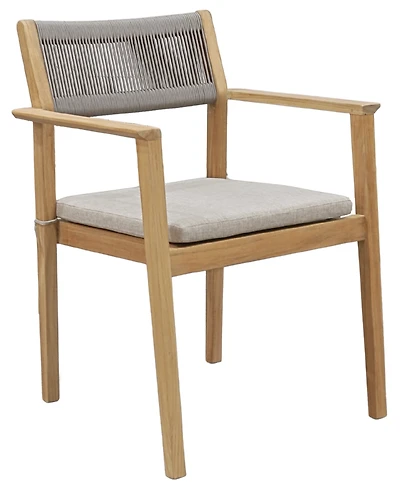 Bristol 31" Olefin Agate Stacking Chair with Cushion, Created for Macy's