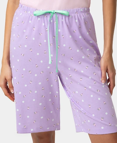 Hue Women's Chalk Dot Pj Bermuda