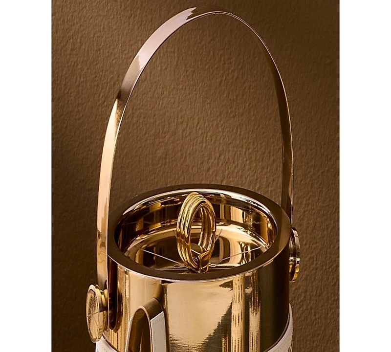 Jonathan Adler Basketweave 55 oz. Ice Bucket