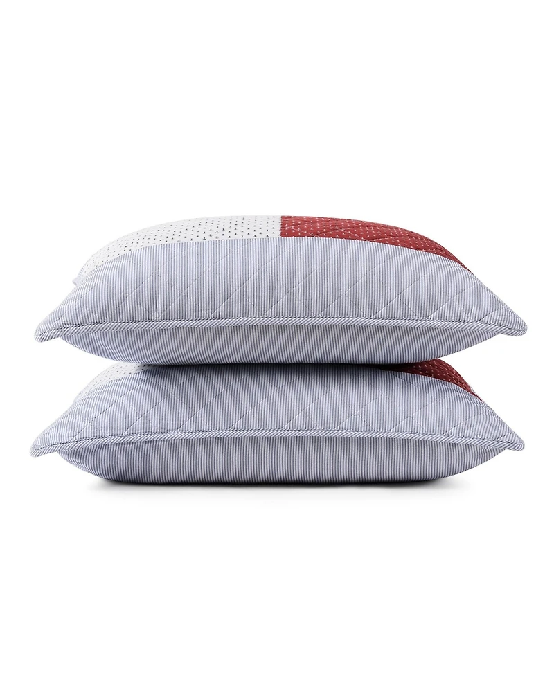 Tommy Hilfiger Nautical Anchor Flag 3-Pc. Quilt Set, Full/Queen