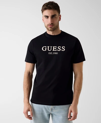 Guess Men's Short-Sleeve Guelogo Embroidered T-Shirt