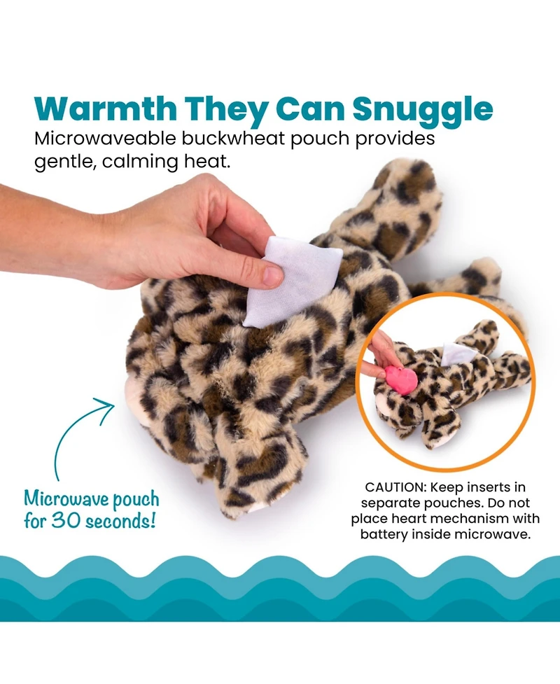 Aronkl Calming Pal Cat Plush Purring Heartbeat Warmth Vibration Comfort Kittens Cats