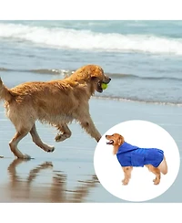 Aronkl Microfiber Super Absorbent Dog Drying Coat