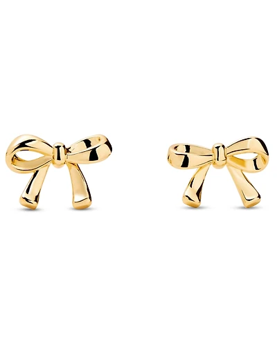 Ana Luisa Tracy Gold-Plated Bow Earrings