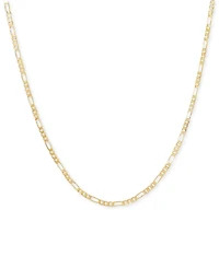 Ana Luisa Leo Gold-Plated Regular Short Figaro Chain Necklace