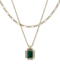 Ana Luisa Temple Green Set Gold-Plated Layered Necklace