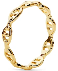 Ana Luisa Iver Gold-Plated Anchor Chain Ring