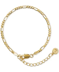 Ana Luisa Elijah Gold-Plated Figaro Chain Bracelet