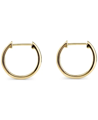 Ana Luisa Lo Small Gold-Plated Slim Endless Hoop Earrings