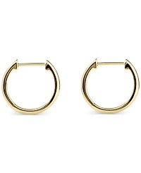 Ana Luisa Lo Small Gold-Plated Slim Endless Hoop Earrings