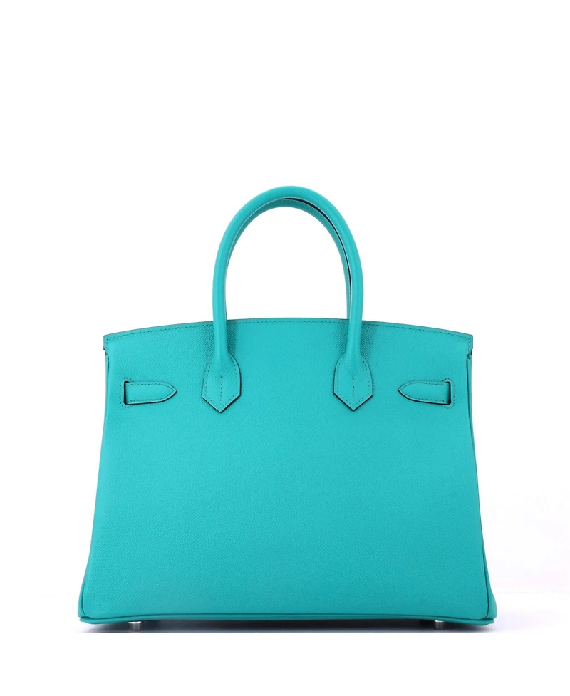 Pre-Owned HERMES Birkin 30 Handbag Epsom with Palladium Hardware