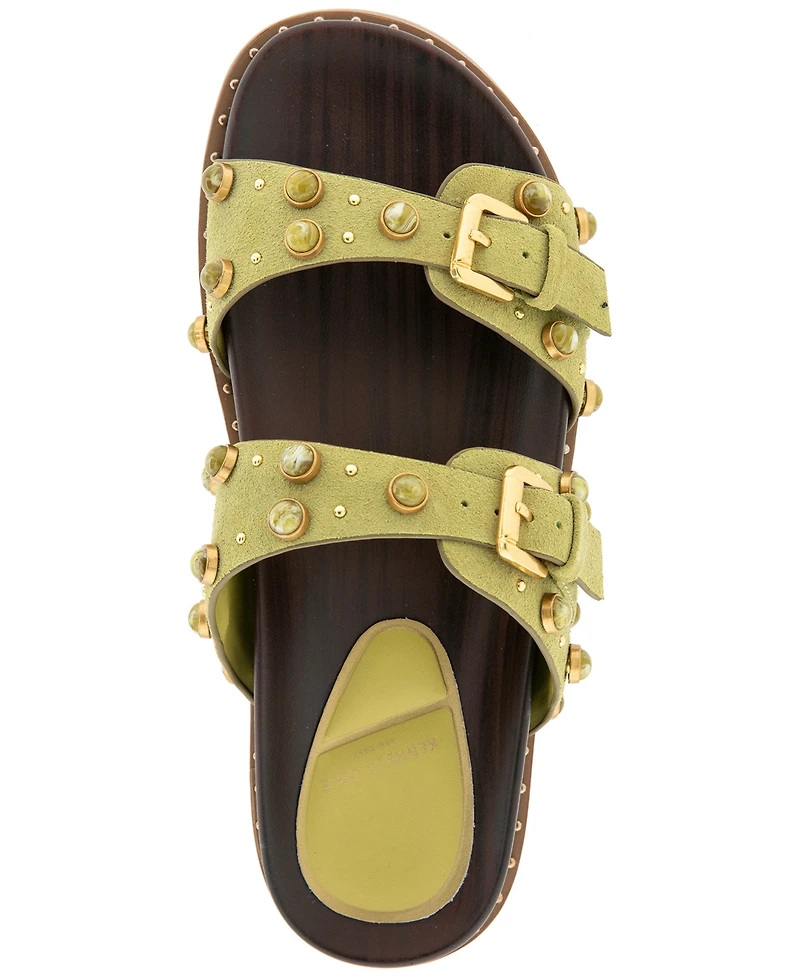 Kenneth Cole New York Women's Deardra Footbed Flat Sandals