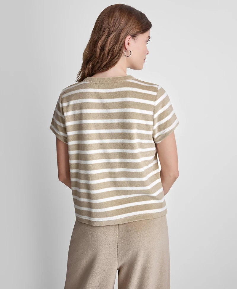 Dkny Jeans Petite Short-Sleeve Crew Neck T-Shirt