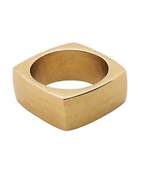 Saro Lifestyle Geometric Aluminum Napkin Rings, Set of 4