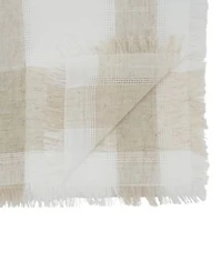 Saro Lifestyle Fringed Table Runner