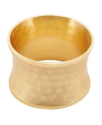 Saro Lifestyle Classic Brass Napkin Rings, Set of 4
