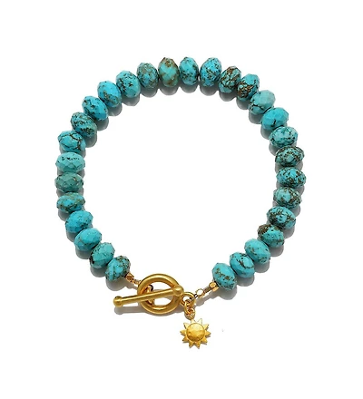 Satya Jewelry Serene Spirit Howlite Toggle Bracelet