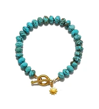 Satya Jewelry Serene Spirit Howlite Toggle Bracelet