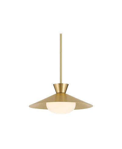 Possini Euro Design Scherer Antique Brass Pendant Light