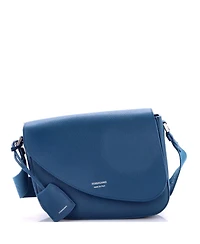 Pre-Owned Salvatore Ferragamo Small Fiamma Messenger Bag Leather